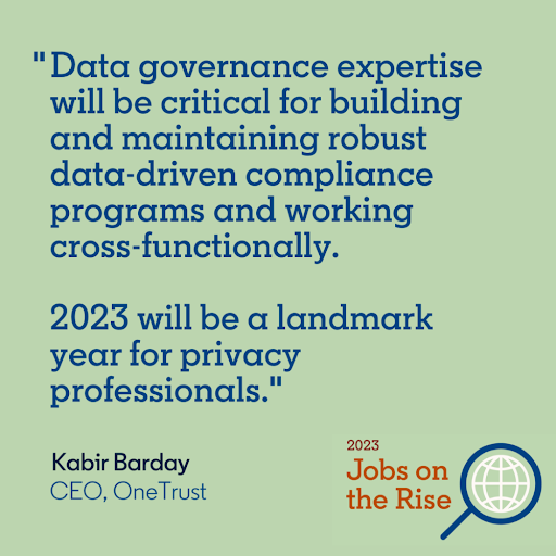 Kabir Barday, CEO, OneTrust quote about Data Governance.
