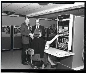 Centralized computer operations circa 1964
