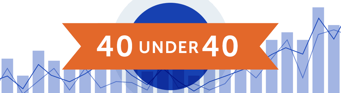 Hero image from an Alation blog about the 40 under 40 honor