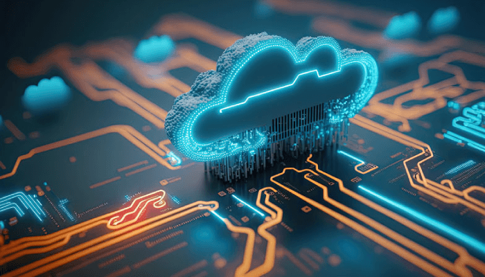 Alation Blog Image: cloud chip showcased as a data chip