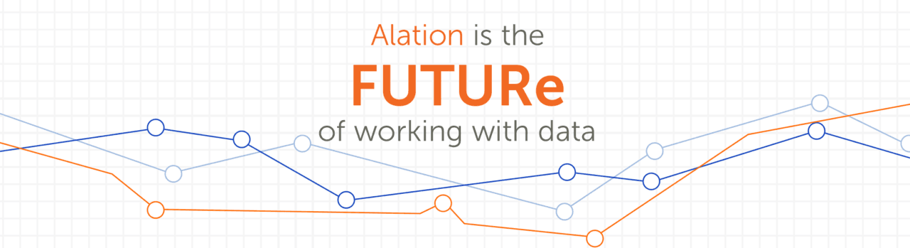 Hero image from an Alation blog about how Alation is the future of working with data