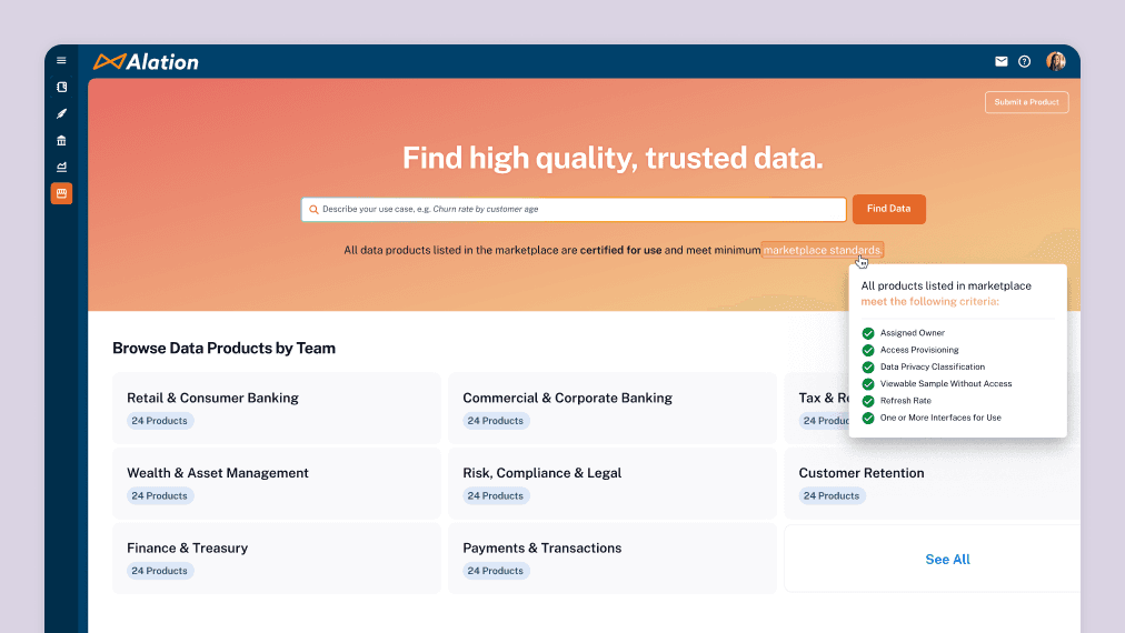 alation data products marketplace