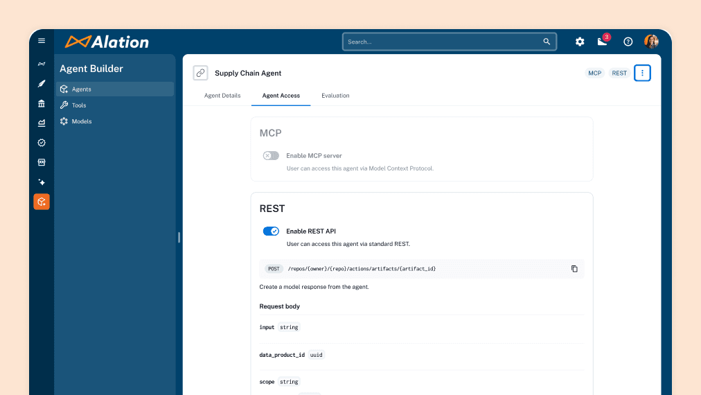 Data Agent Builder Value Statements -  Integrated