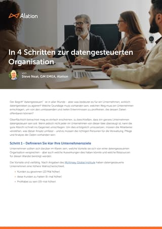 Alation Resource: In 4 Schritten zur datengesteuerten Organisation
