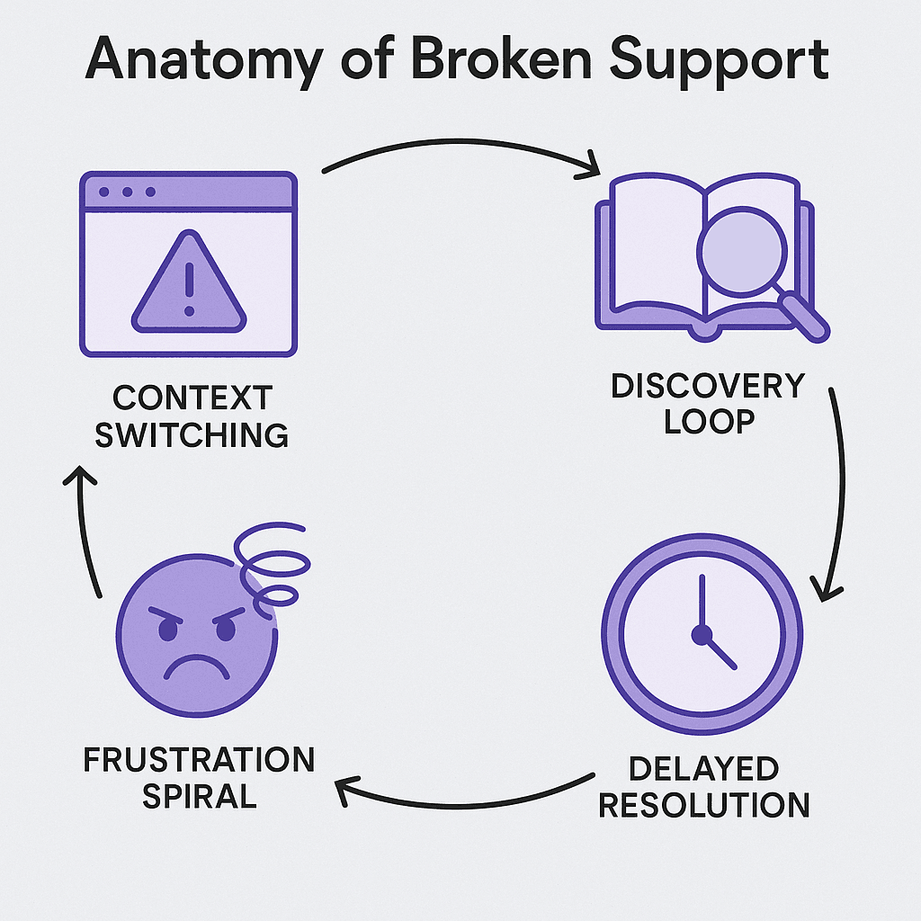 Anatomy of Broken support spiral