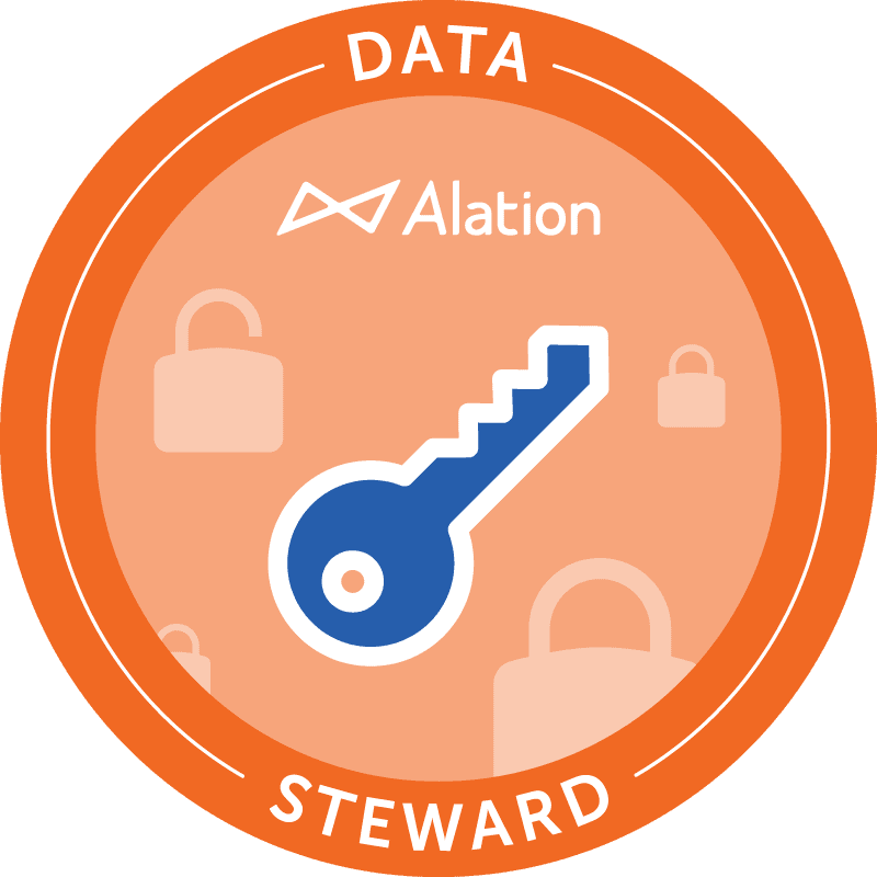 An Alation Brilliance Badge for Data Stewards