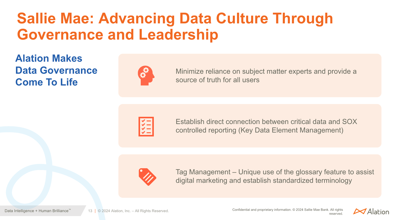 Sallie Mae Advancing Data Culture Through Governance and Leadership
