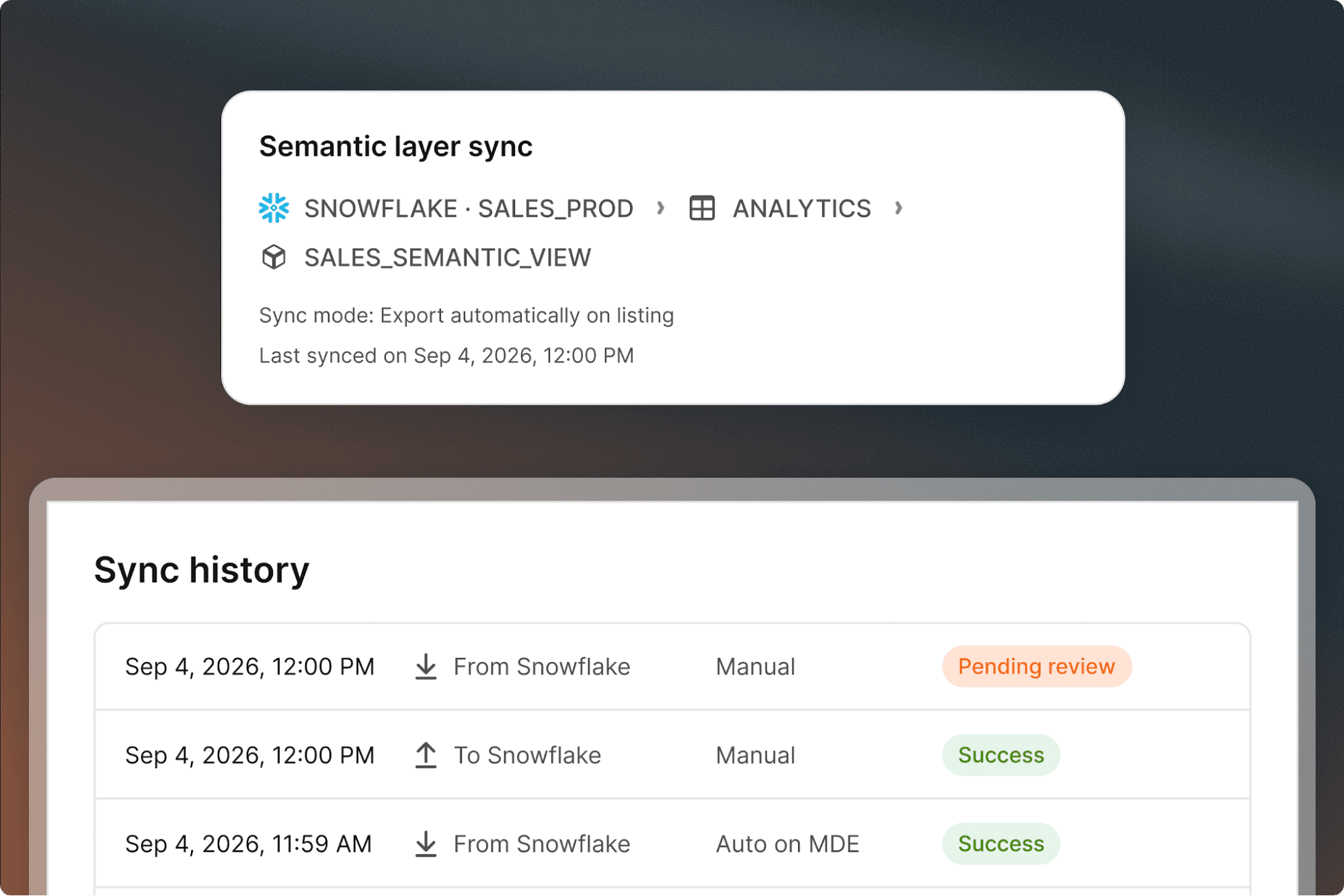 Semantic model mastering Alation