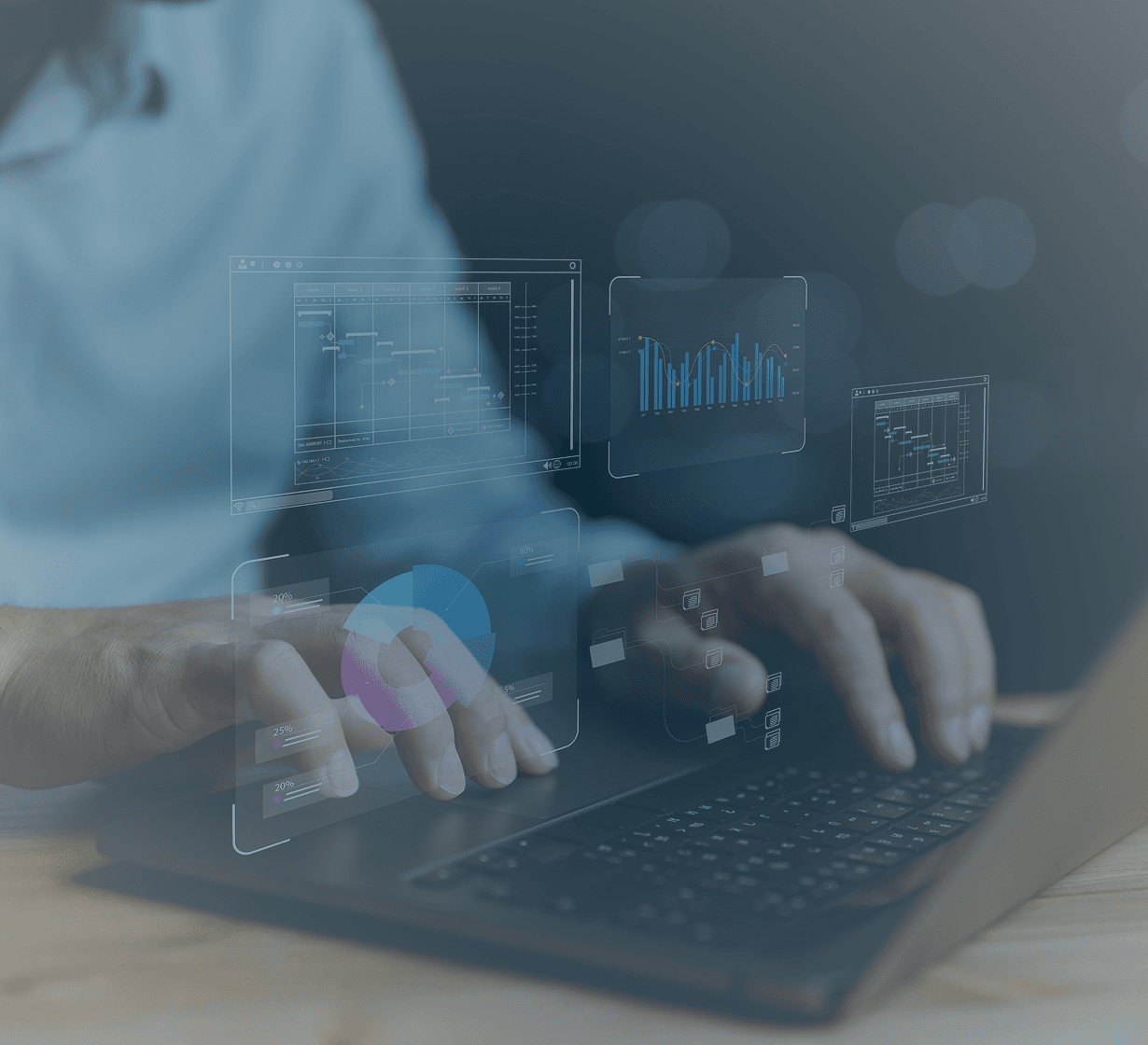 Typing with data and analytics