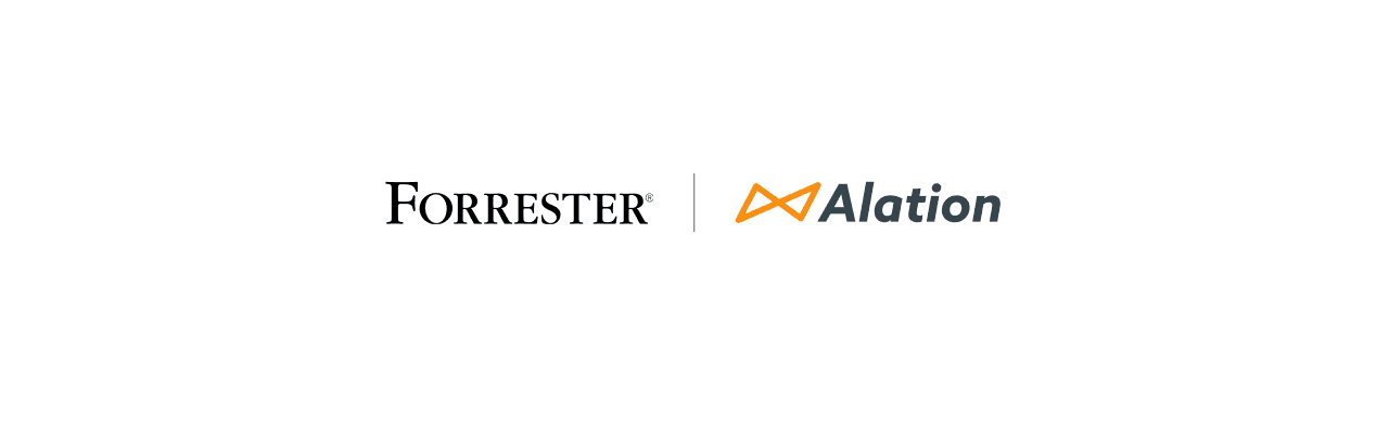Forrester and Alation logo