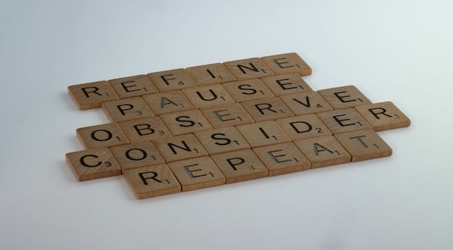 Business process scrabble words