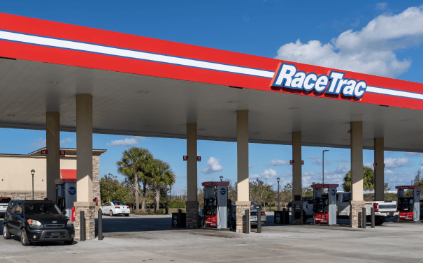Photo of a RaceTrac gas station