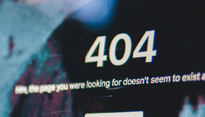 Alation Blog image: 404 error showing up in a computer screen