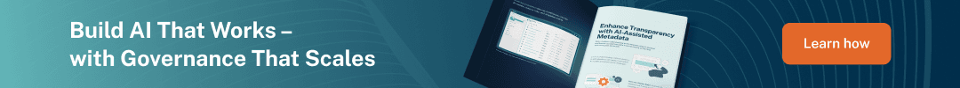 Banner promoting AI governance ebook
