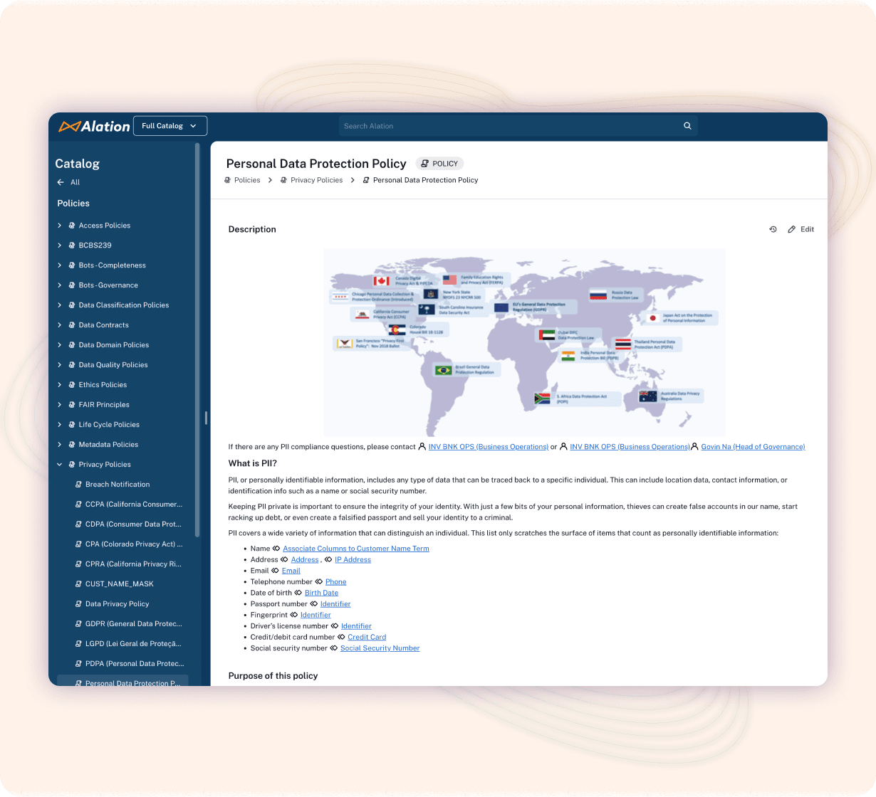 Enable data governance