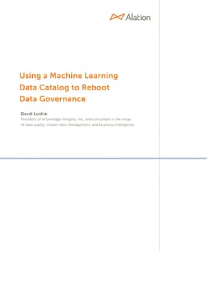 Alation Resource: using a machine learning data catalog to reboot data governance thumbnail image