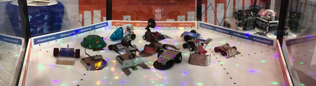 Hero image from an Alation blog about Arena Battlebot