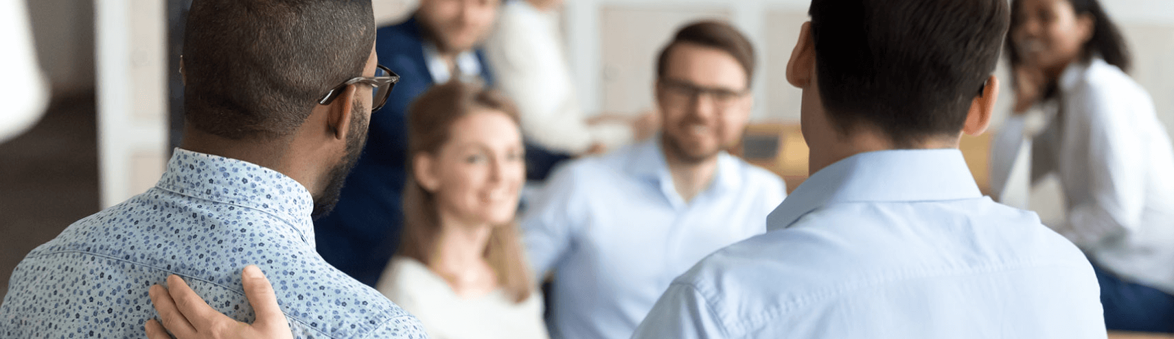 Alation Blog Image: A Product Leader Manager introducing a new Product Leader to the team.