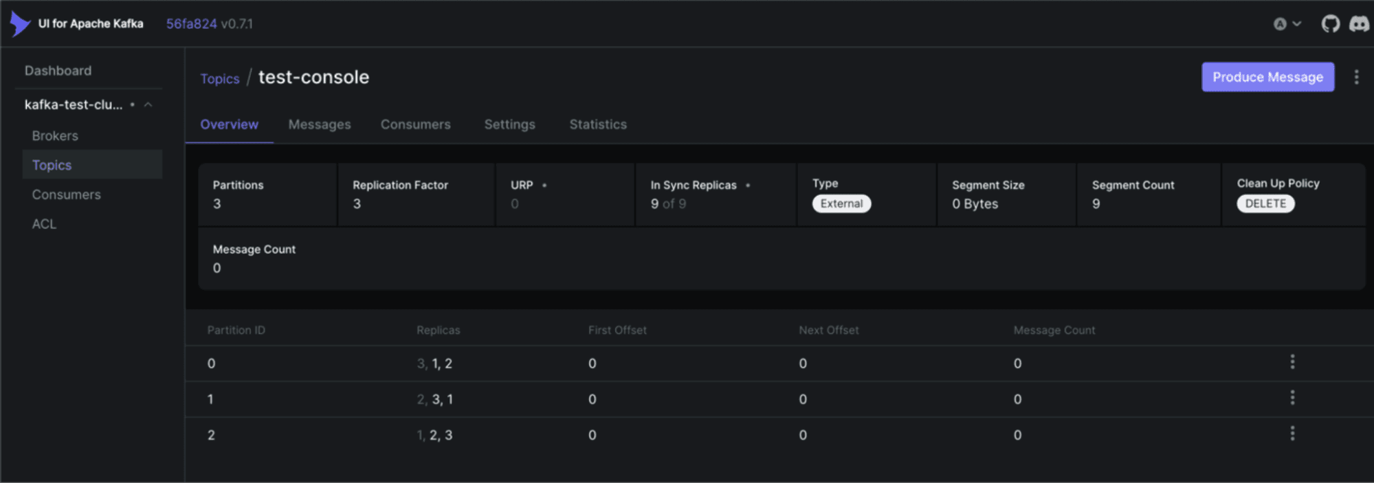 Apache Kafka's interface