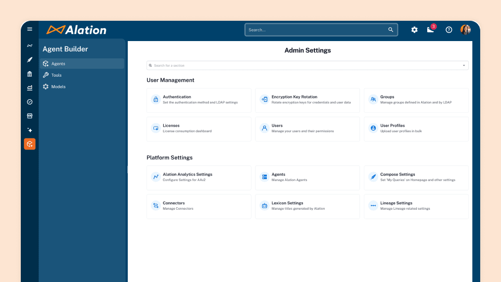 Data Agent Builder Value Statements -  Enterprise Ready