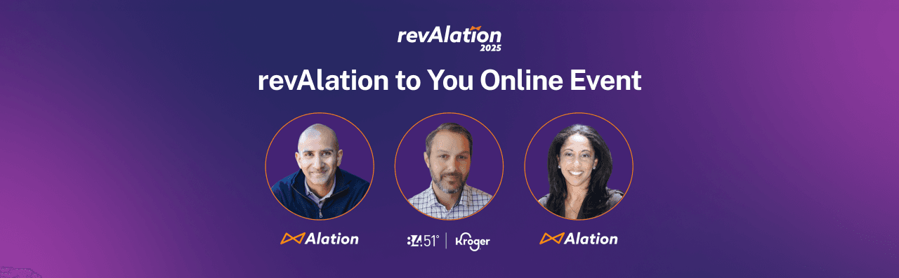 Alation Webinar: revAlation to You Online Event tile image