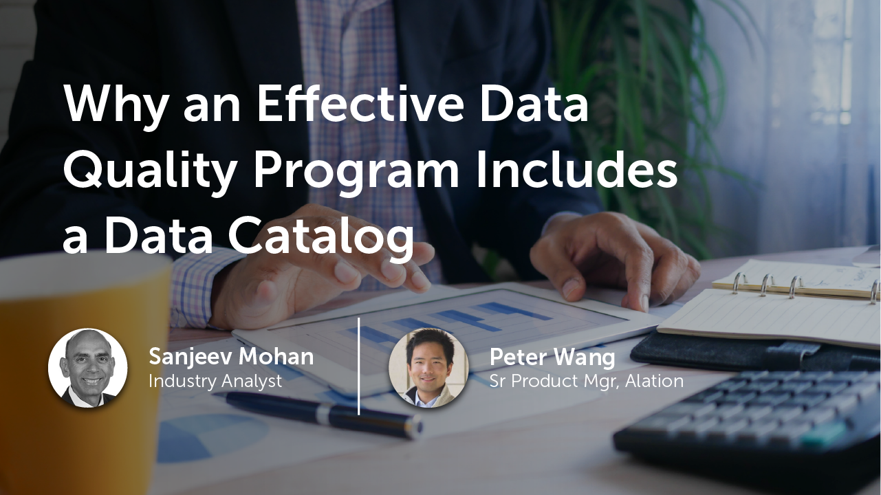 Why an Effective Data Quality Program Includes a Data Catalog YouTube Cover