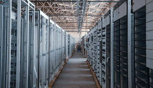 A massive hardware data storage unit.