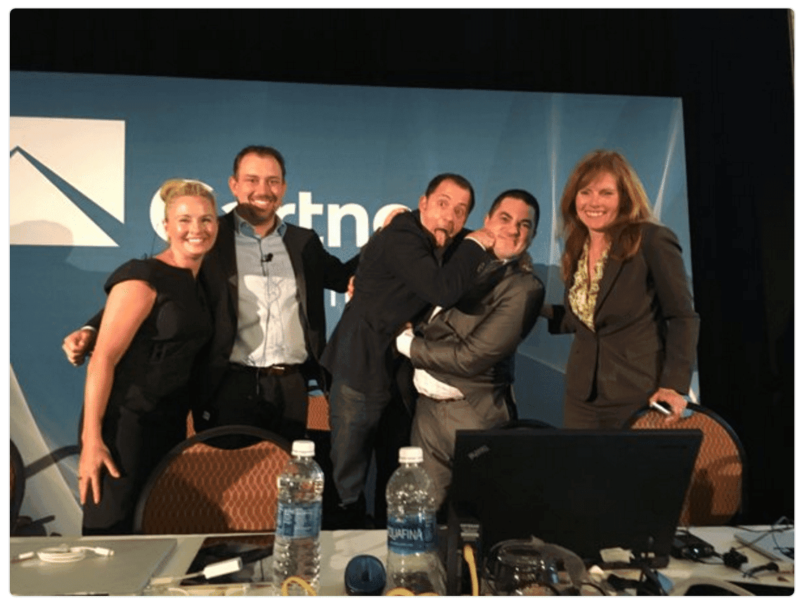 A group photo at Gartner