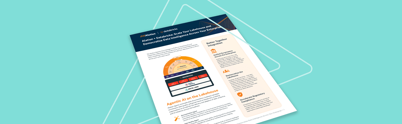 Alation + Databricks Unity Catalog Resource Tile