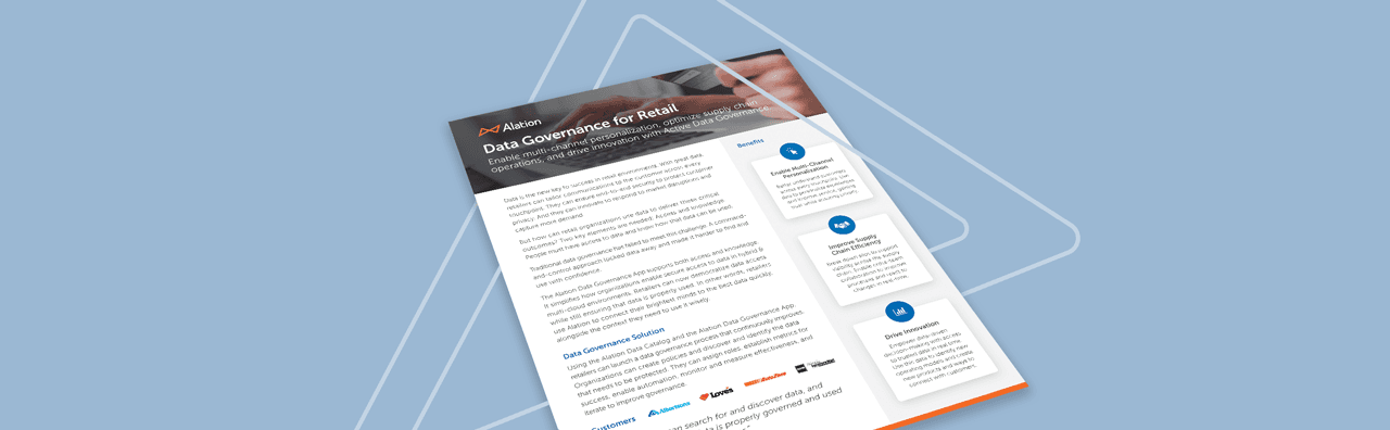 Alation Resource: Data Governance for Retail