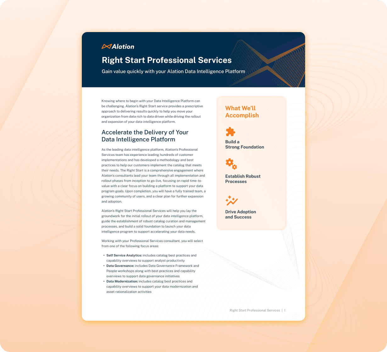 Alation Guide for Right Start Implementation