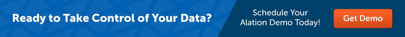 Ready to take control of your data CTA banner