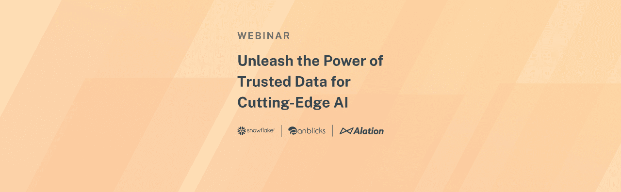 Resource tile for the Unleashing the Power of Trusted Data for Cutting-Edge AI webinar