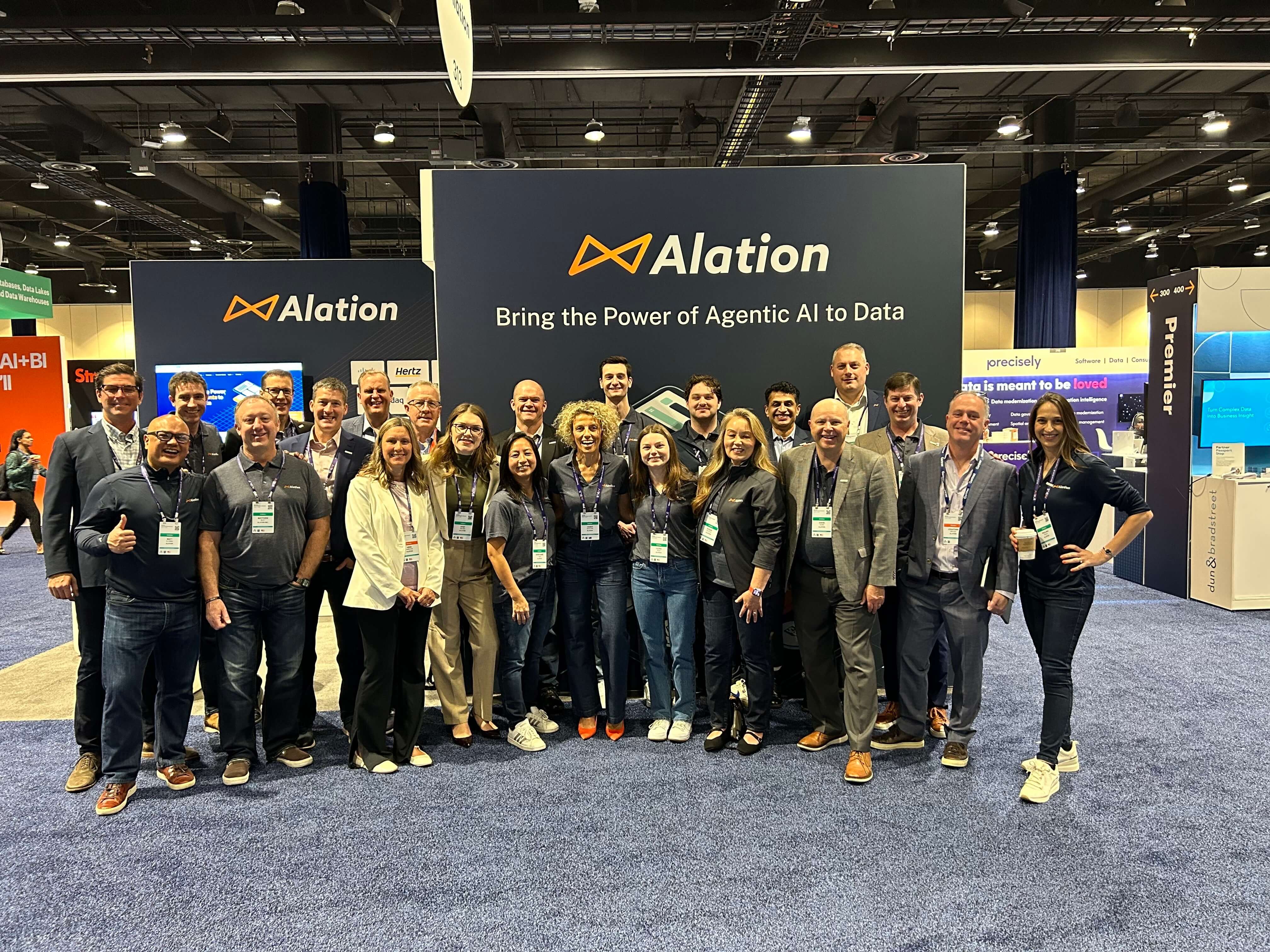 Team at Alation booth at Gartner Summit