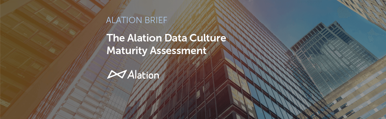 Alation brief: The Alation Data Culture Maturity Assessment full