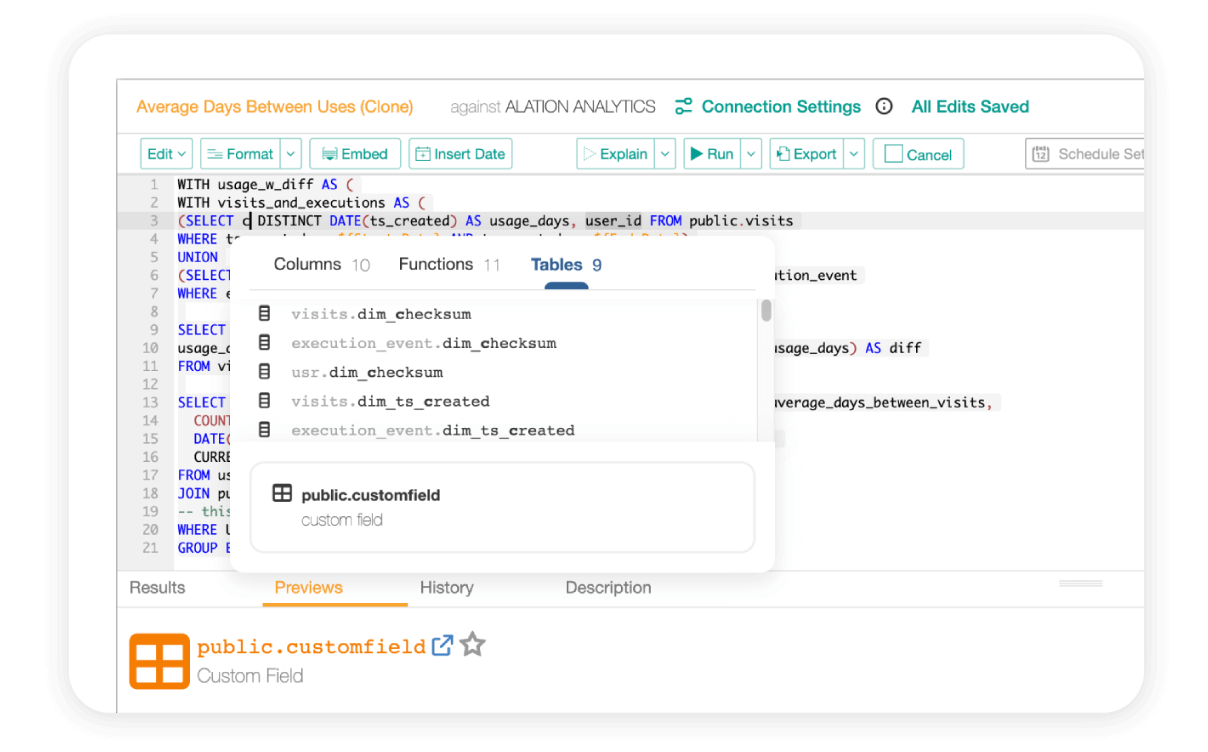 Intelligent SQL Editor Alation Compose intelligent-sql-editor-alation-compose