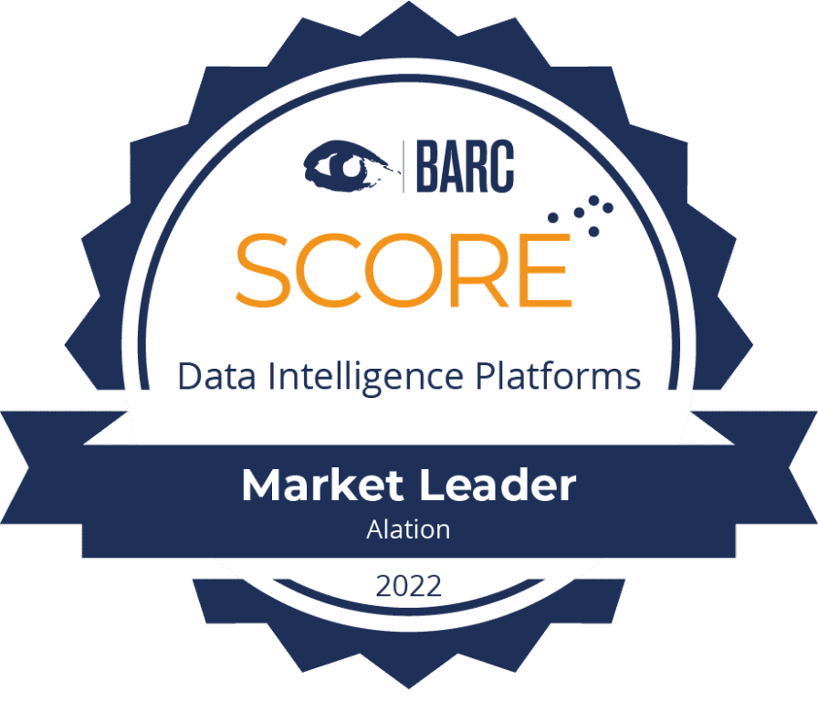 Alation: Market Leader in BARC Data Intelligence Platforms Report