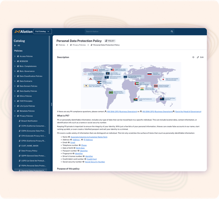The Alation Data Intelligence Platform Data Catalog & Governance