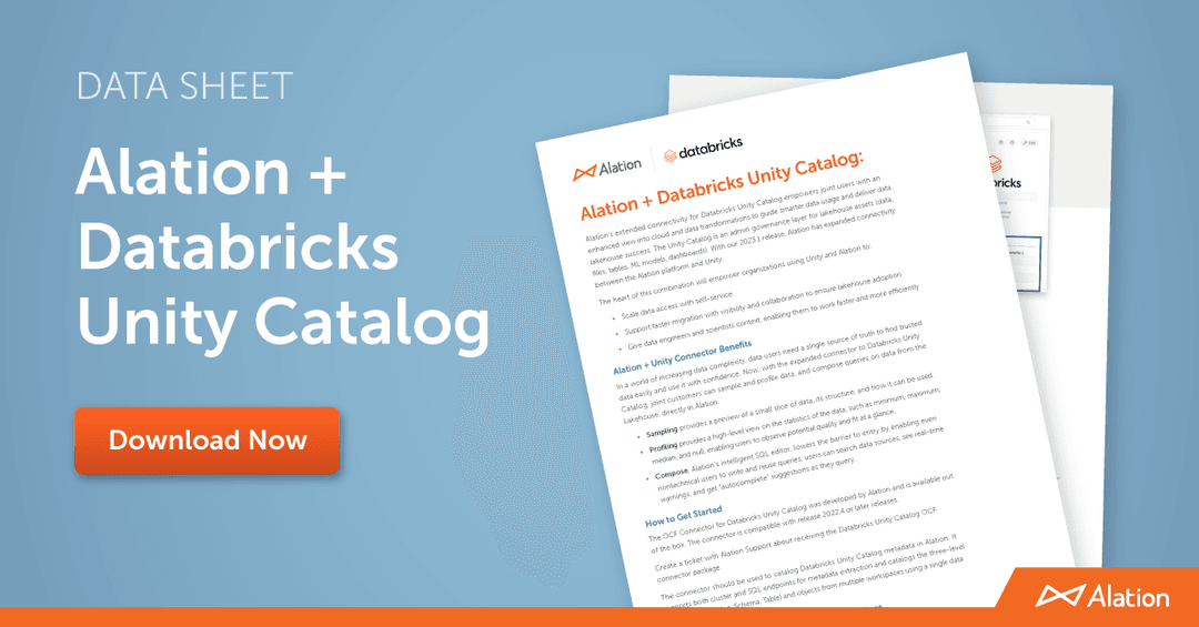 Alation + Databricks Partnership Alation