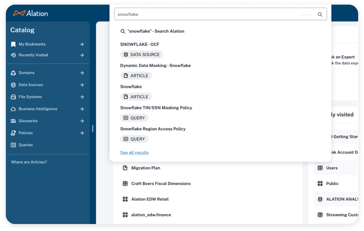 Alation Data Catalog Alation