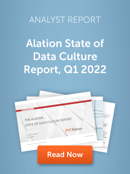 Alation State of Data Culture Report Q1 2022
