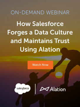 how salesforce forges a data culture with alation blog homepage CTA