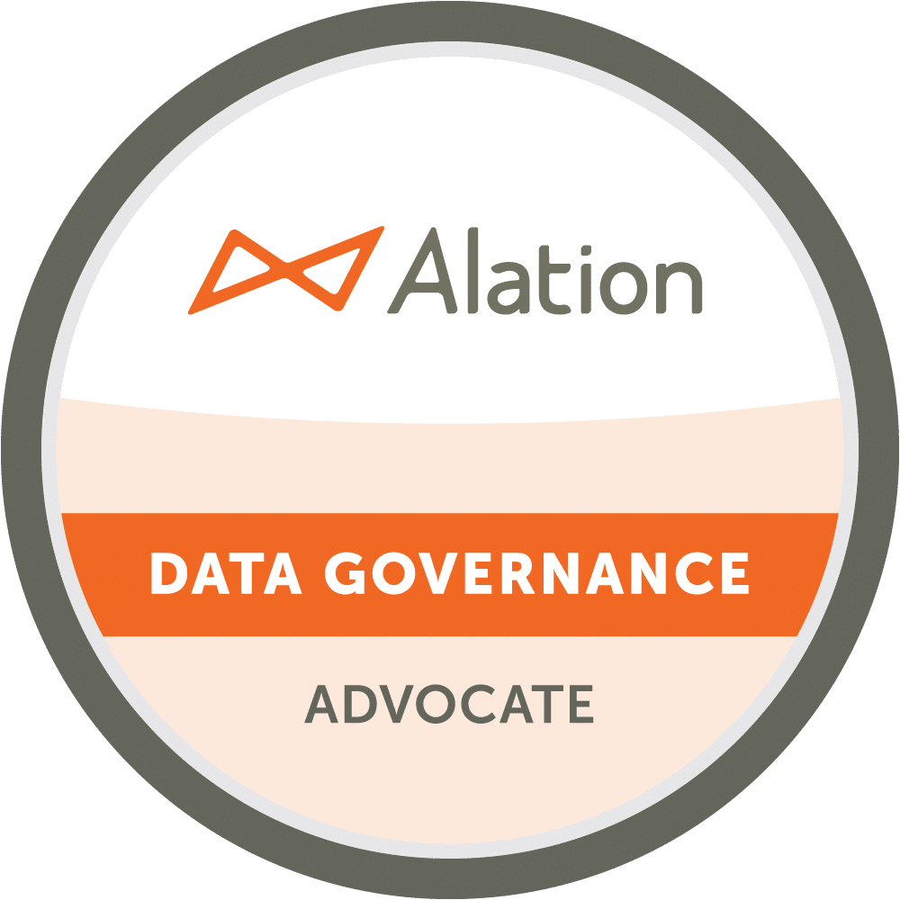 Alation Data Governance Advocate badge