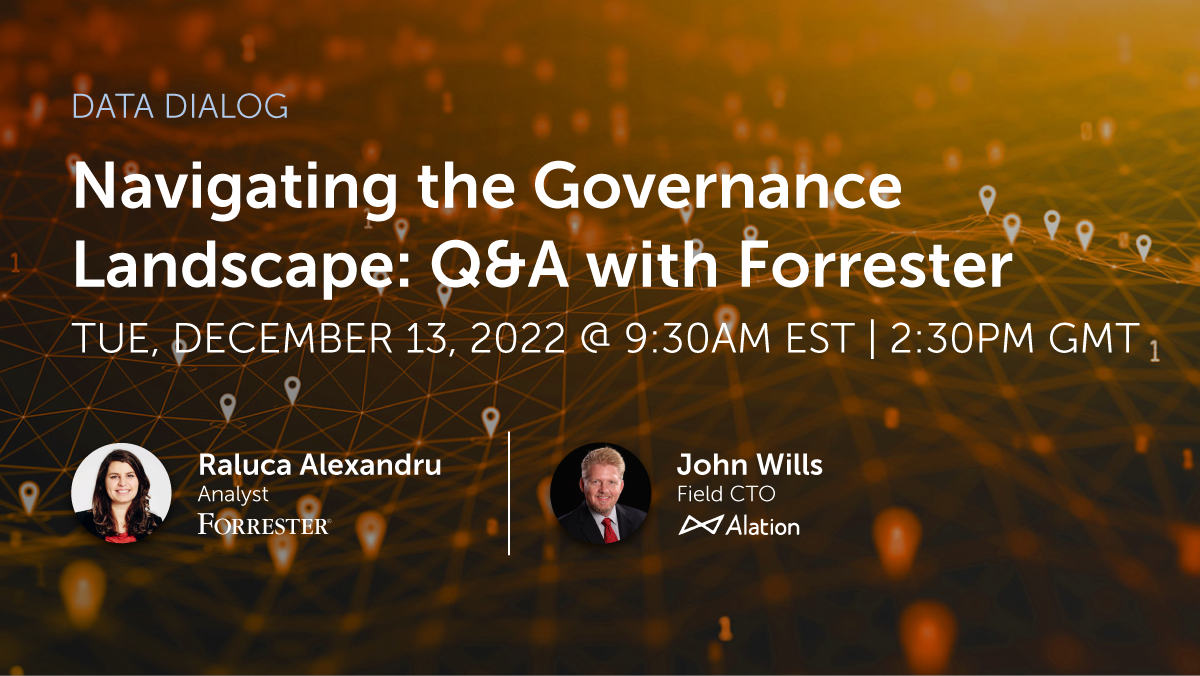 Register to watch the Navigating the Governance Landscape: Q&A with Guest Speaker Raluca Alexandru of Forrester Research Webinar