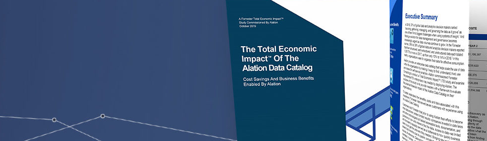 Forrester Does the Math on the ROI of the Alation Data Catalog