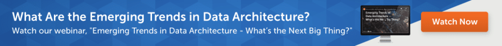 CTA banner of the emerging trends in data architecture webinar