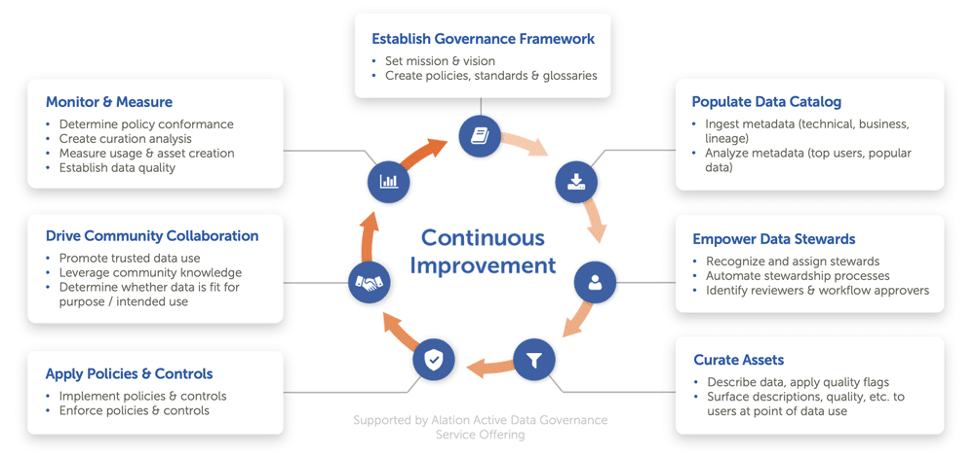alations data governance growth pattern
